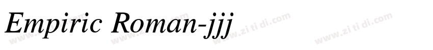 Empiric Roman字体转换